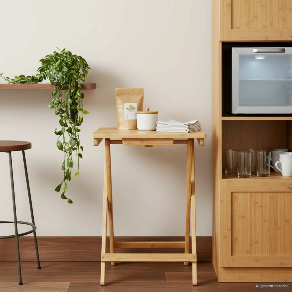 Tavolo da Cucina Naturale 40 x 30 x 53,5 cm Bambù 42028296