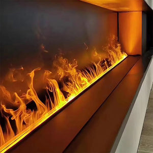 Camino elettrico a Vapore Acqueo 3D APP bruciatore inserto da incasso 75 PRO-LINE