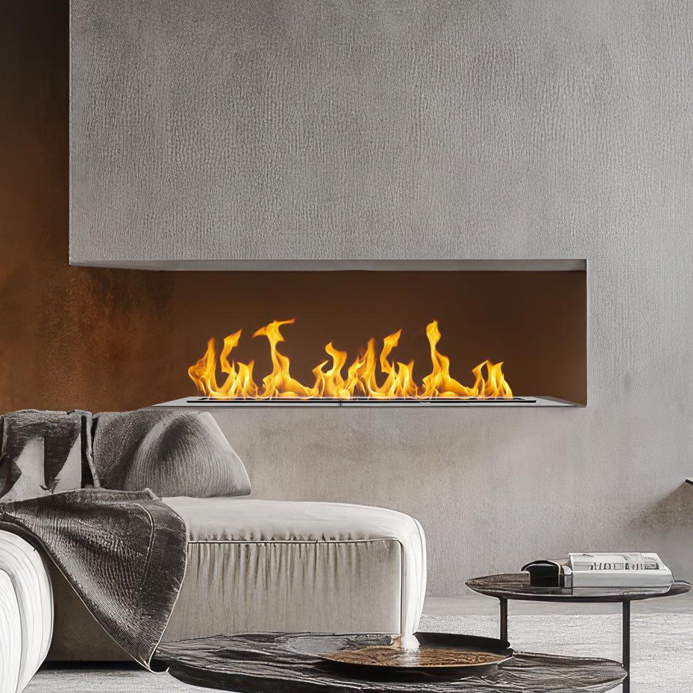 Bruciatore a bioetanolo Smart APP inserto automatico da incasso 70 PRO-LINE