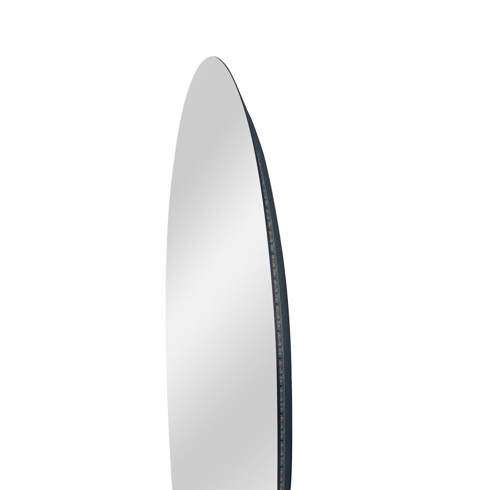 Specchio da bagno rotondo retroilluminato tondo d. 80 LUNA Made in Italy