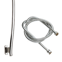 Saliscendi cromato con asta orientabile