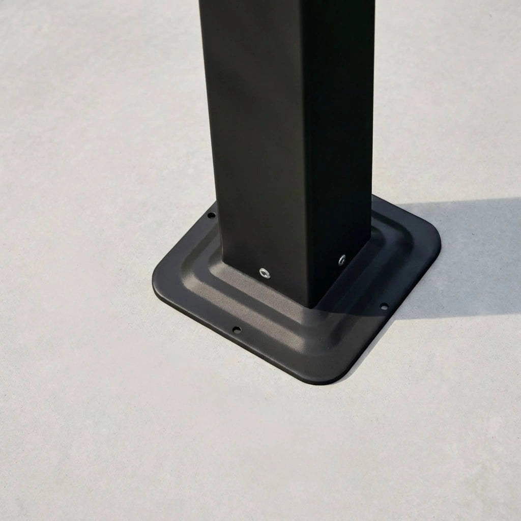Pergola bioclimatica 3x4m in alluminio e acciaio, lamelle orientabili