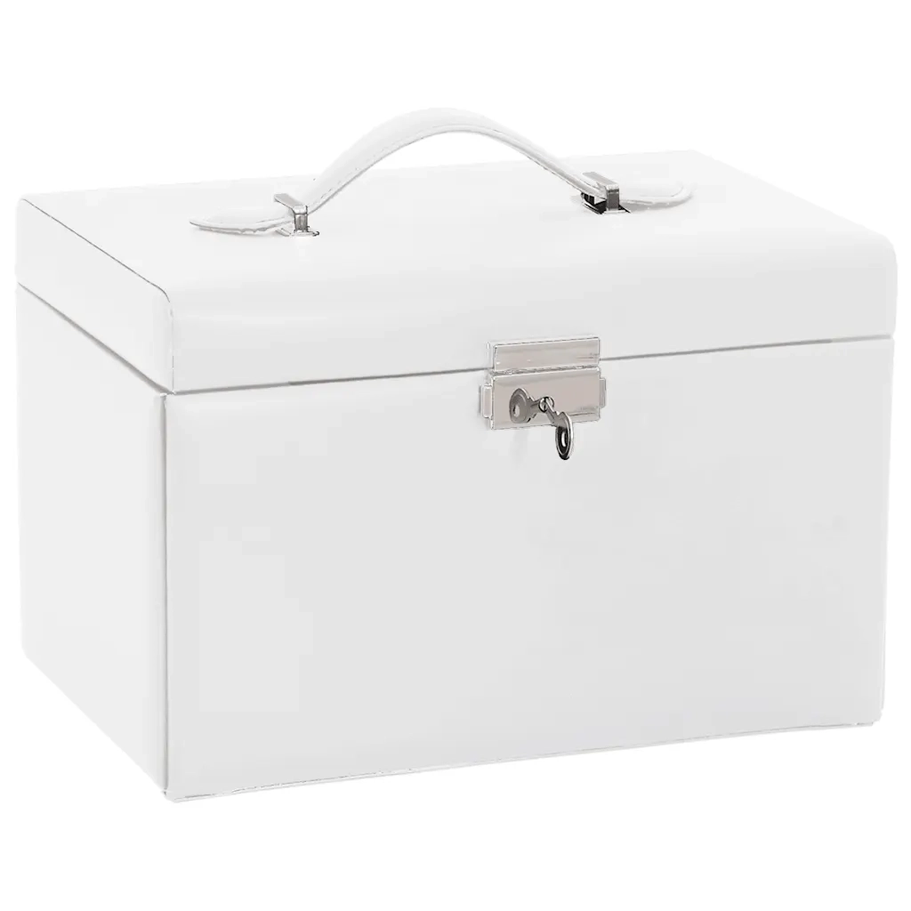 vidaXL Portagioie a 3 Strati con Specchio Bloccabile 26x18x17,5 cm