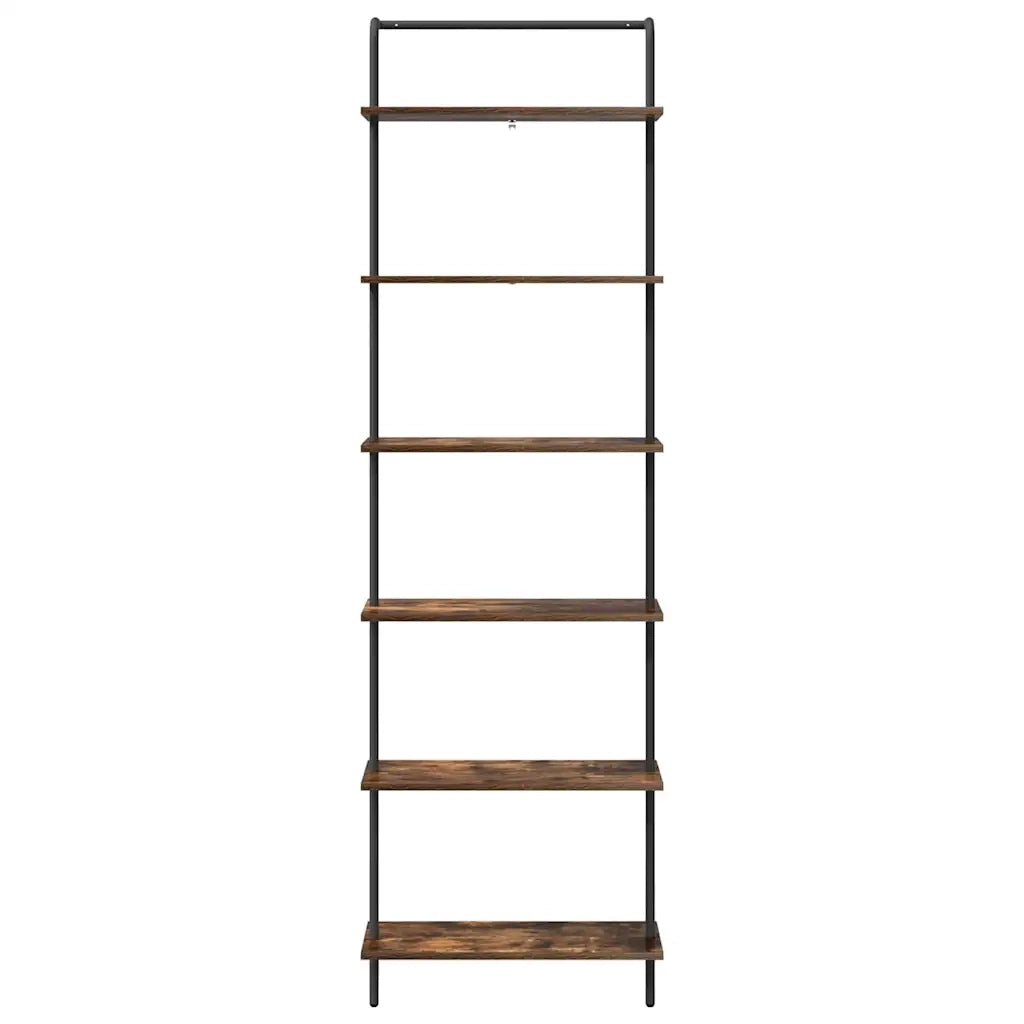 Libreria Rovere fumé 60 x 24 x 203 cm Legno multistrato