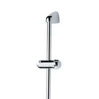 Saliscendi cromato con asta tonda