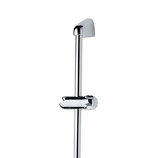 Saliscendi cromato con asta tonda