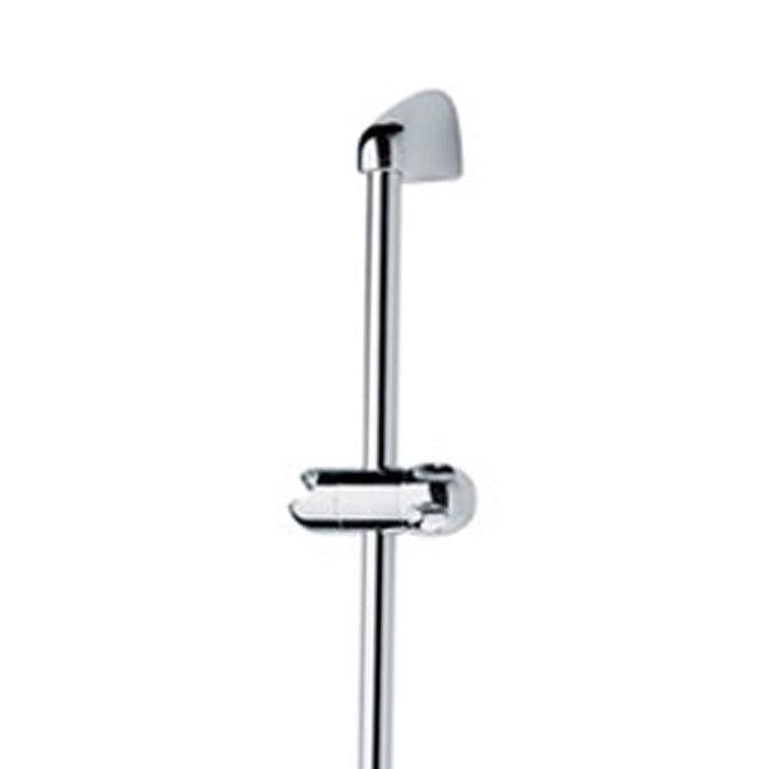 Saliscendi cromato con asta tonda