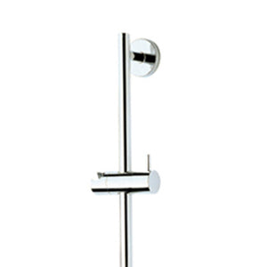 Saliscendi 60 cm in ottone cromato con flessibile e asta toda minimale