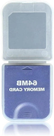 Cartuccia di memoria da 64 MB con kit per console Wii NGC Gamecube a tema lila
