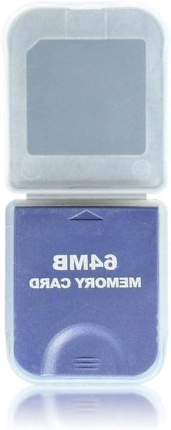 Cartuccia di memoria da 64 MB con kit per console Wii NGC Gamecube a tema lila