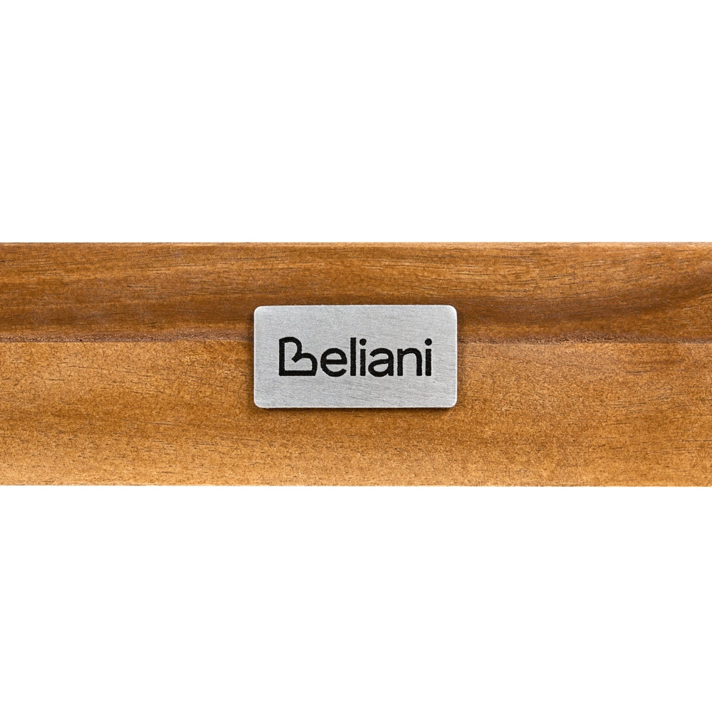 Tavolo da pranzo da giardino in legno di acacia marrone 180 x 90 cm per 6 persone all'aperto rettangolare in stile rustico