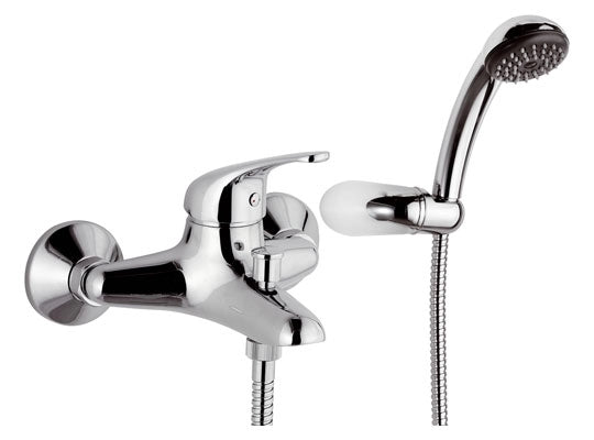 Miscelatore monocomando vasca con accessori