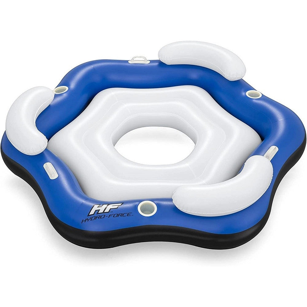 Trade Shop - Isola Galleggiante Per 3 Persone 191x178 Cm Con Portabicchieri E Maniglie 43111 -