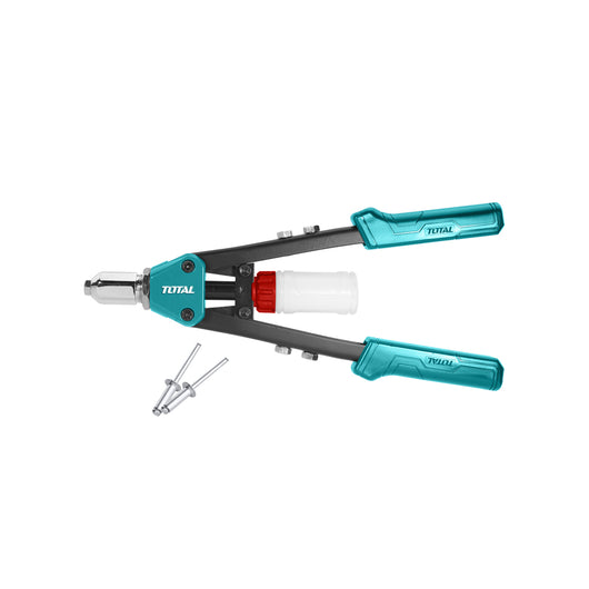 RIVETTATRICE MANUALE PINZA RIVETTI FINO Ø6,4mm 320mm+SERBATOIO PORTASTELI TOTAL TOTTHT32131