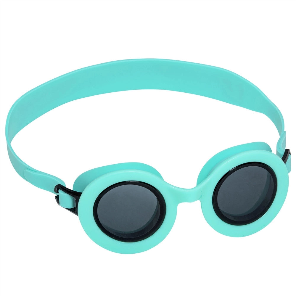 Trade Shop - Occhialini Da Nuoto Aquashades Per Bambini 3+ Anni Fascia Regolabile In Silicone 21178 -