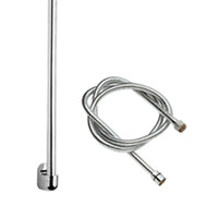 Saliscendi lungo cromato con asta tonda