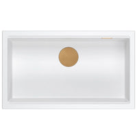 Lavello In Granito Logan 110 White Oro