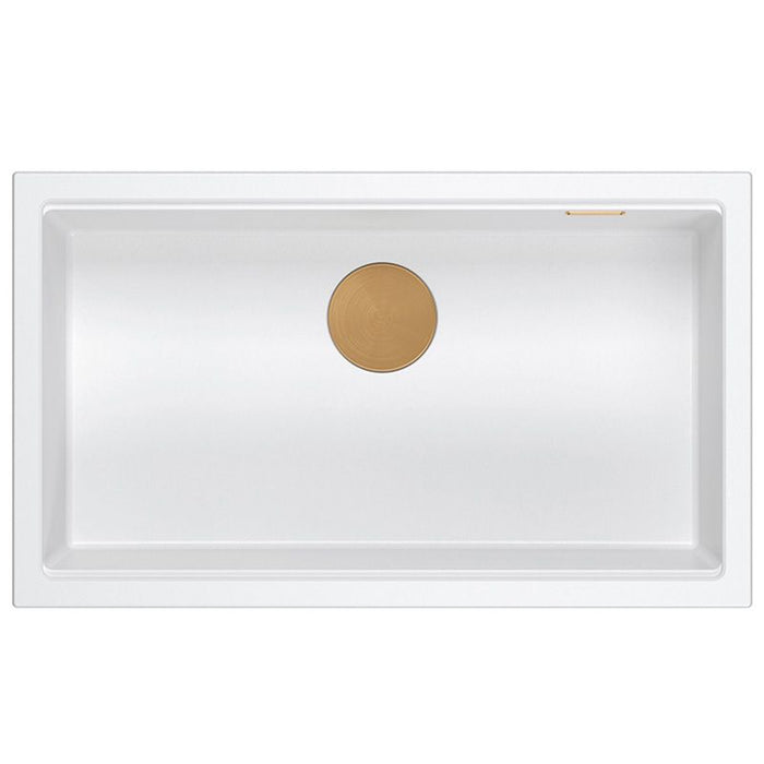 Lavello In Granito Logan 110 White Oro