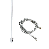 Saliscendi lungo cromato cm 90