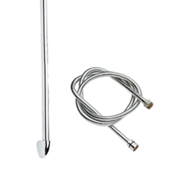 Saliscendi lungo cromato cm 90