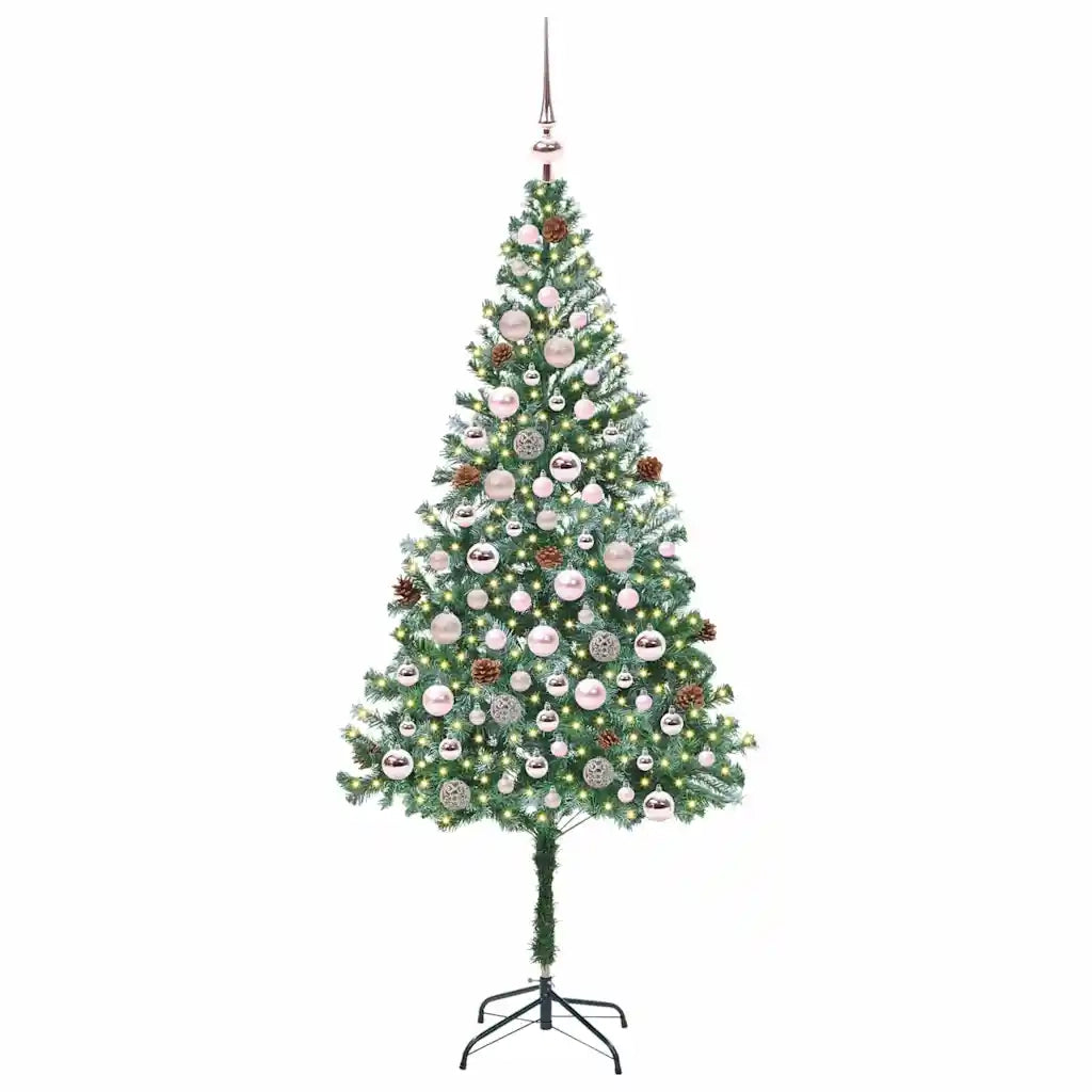 Albero di Natale artificiale Verde 180 cm PVC e Acciaio 3396716