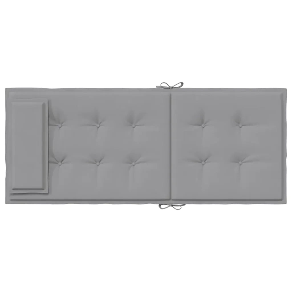 Cuscini per Sedia Schienale Alto 6 pz | Cuscini per sedie Grigio Tessuto Oxford