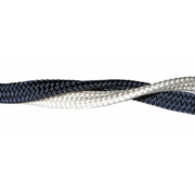 TRECCIA PIATTA BIANCA Ø MM.10 MT100 BLACK FLAT BRAID Ø MM.12 MT100