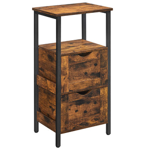 MOBILE BAGNO Valora Rustic Brown Truciolare Acciaio