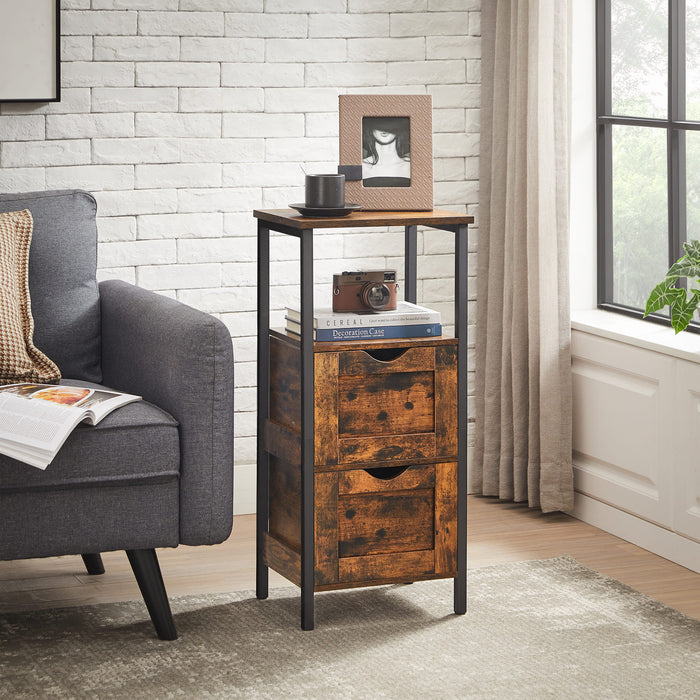 MOBILE BAGNO Valora Rustic Brown Truciolare Acciaio