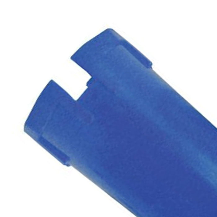 Tappo di collaudo impianti blu plastica