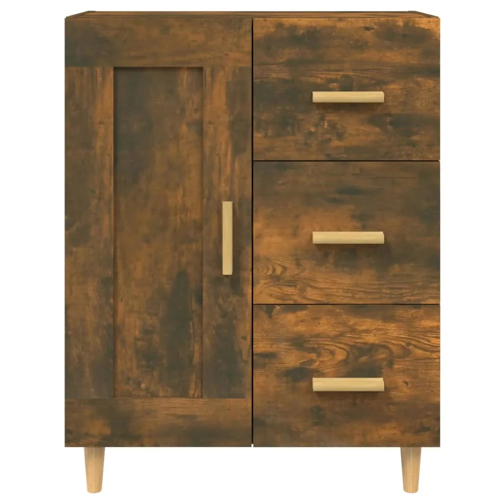 Buffet credenza cassettiera armadio mobile contenitore organizer per cucina soggiorno salotto 69,5 x 34 x 90 cm legno ingegnerizzato marrone 02_0031024
