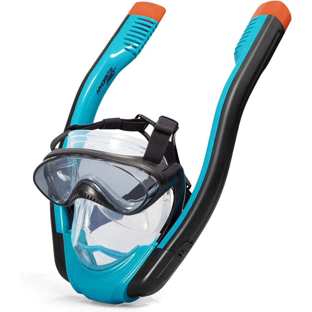 Trade Shop - Maschera L/xl Con 2 Boccagli Da Snorkeling Sub Per Mare Piscina Hydro-pro 24058 -