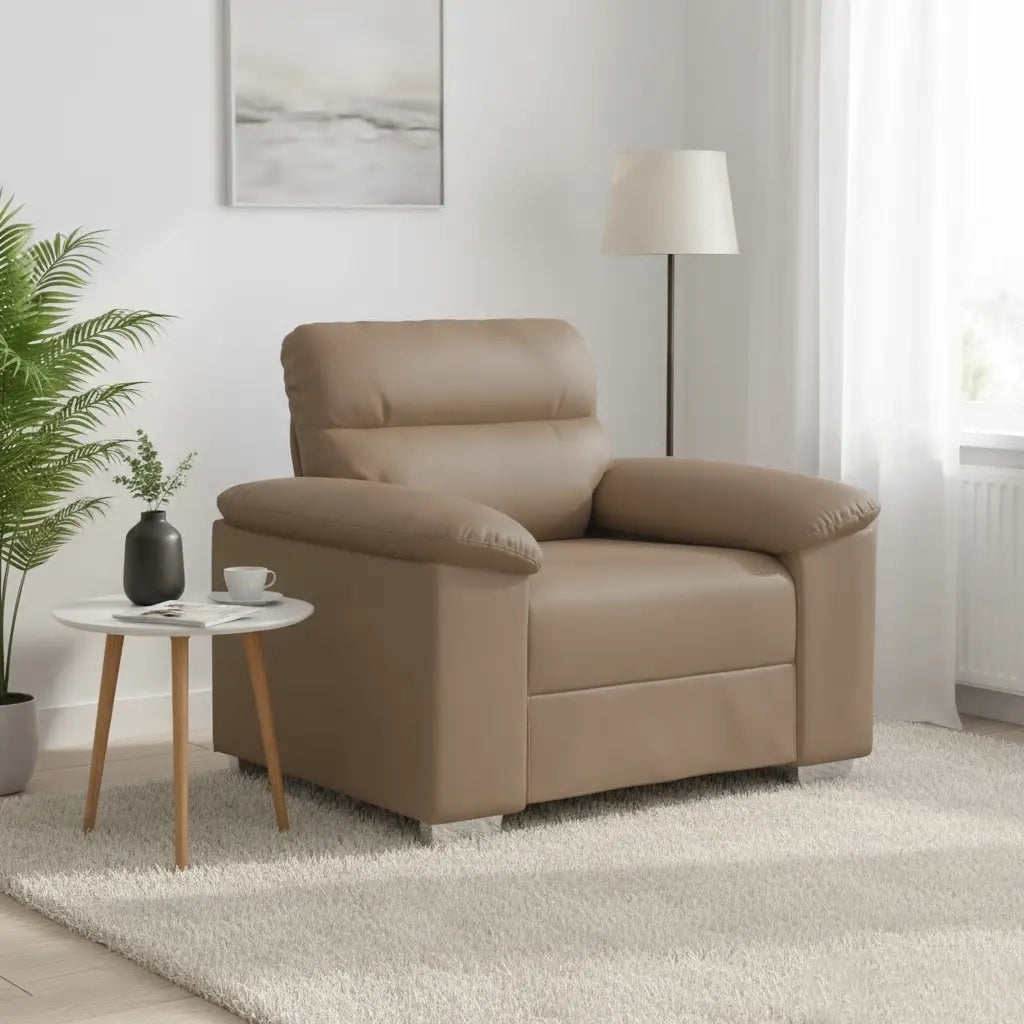 Poltrona Cappuccino 100x81x84 cm in Similpelle 4105330