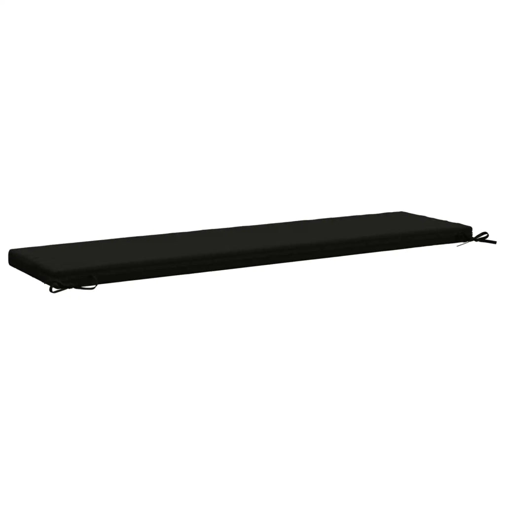 Cuscini per Panchina a 2 Pezzi SOEST 2 pz 100% Poliestere Nero 949053