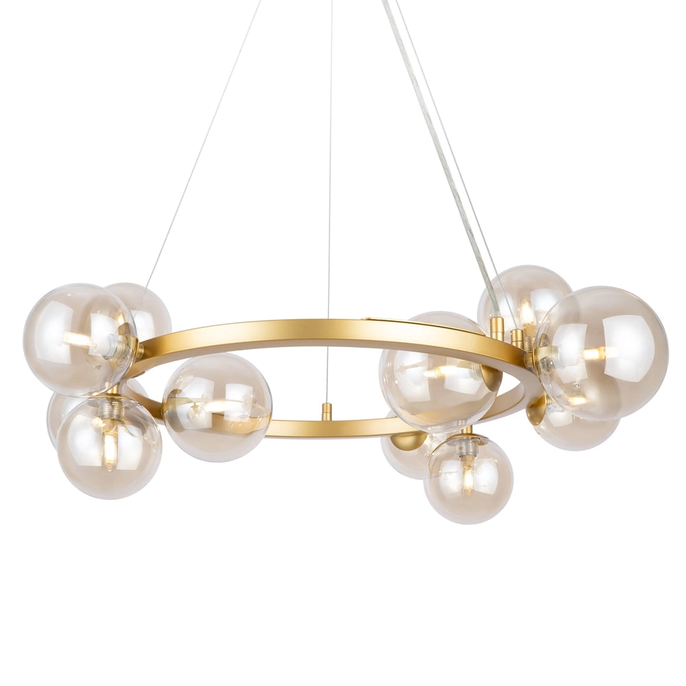 Lampada a sospensione Maytoni Dallas ottone 11 luci G9