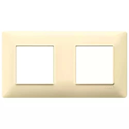 VIMAR PLANA - PLACCA 4M (2+2) INT71 CREMA