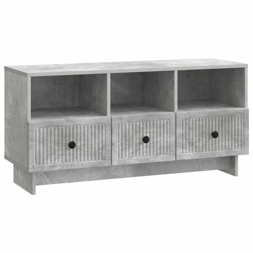 Mobile TV con cassetto Grigio Cemento 102 x 34,5 x 50 cm 893988
