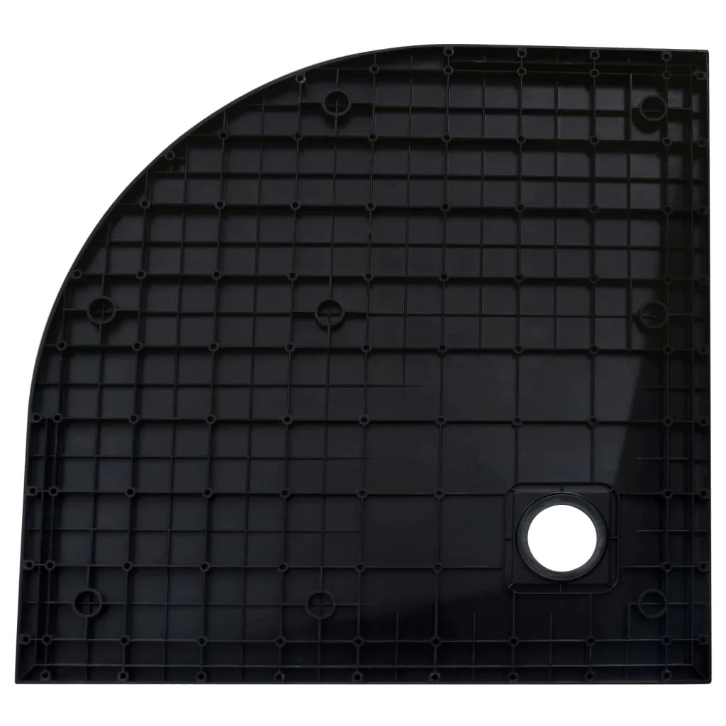 Piatto doccia base doccia piatto doccia contenitore doccia bagno WC cabina doccia casa interno SMC 90x90 cm nero 02_0001923