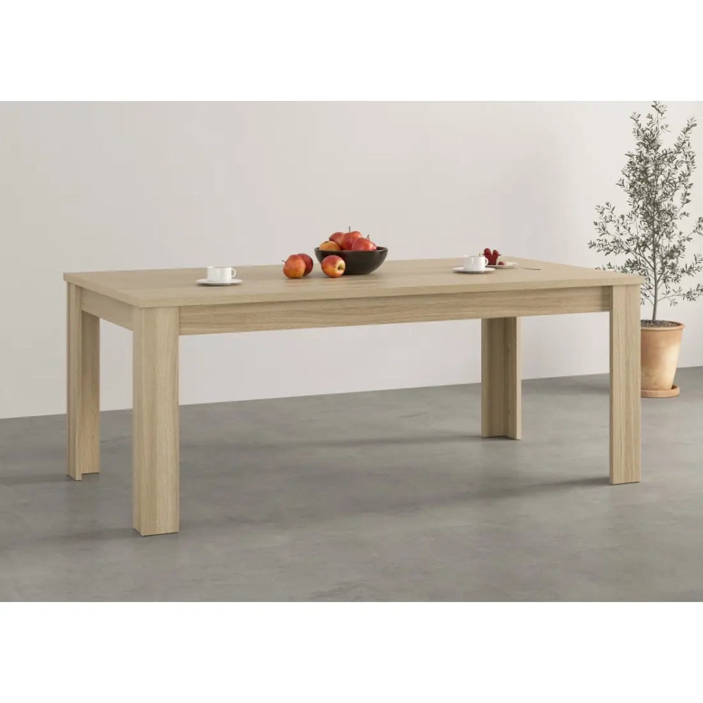 Tavolo da pranzo COPA – 190x76x100 cm – Rovere elegante – Design scandinavo