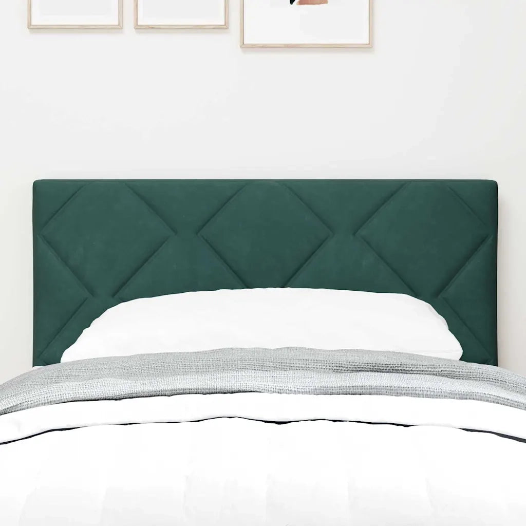Testiera-Testata-Testiera Decorativa Verde scuro 80 cm Velluto