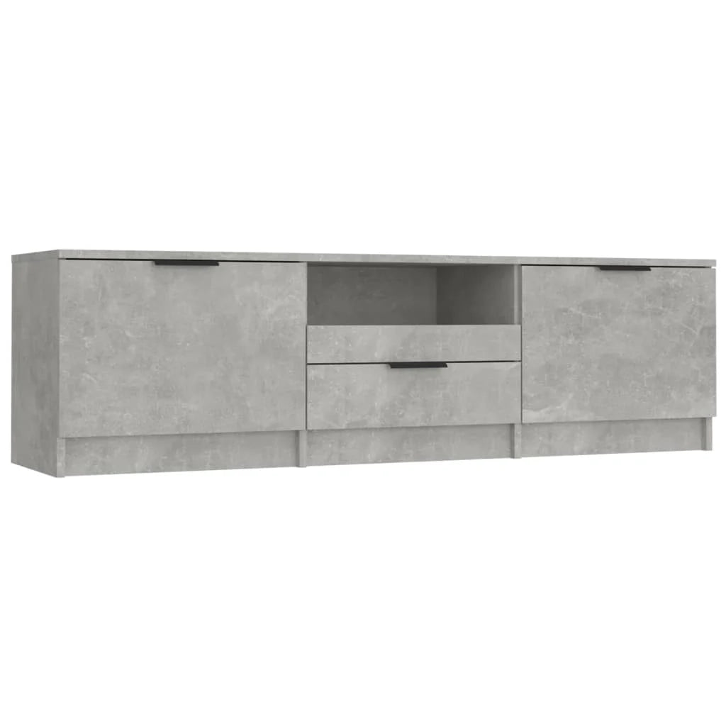 Mobile TV multimediale mensola TV credenza TV per sala da pranzo soggiorno camera da letto 140 x 35 x 40 cm legno ingegnerizzato grigio 02_0025920