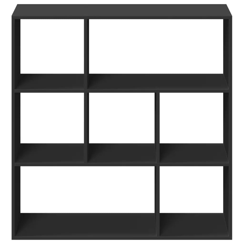 Libreria Divisorio Nera 102x29x103,5 cm in Truciolato 858049