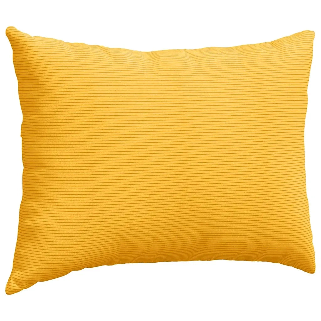 Cuscini da Divano 2 pz-Set di 2 Cuscini per Sofa Giallo Chiaro 70 x 50 cm