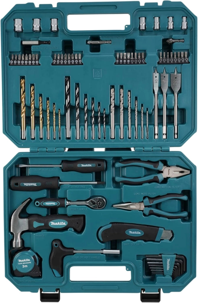 Makita E-15104 - Set di utensili manuali e punte da 80 pezzi