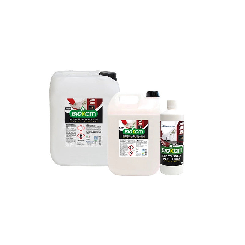 Bioetanolo Biokam 10 litri – combustibile ecologico per biocamini e stufe