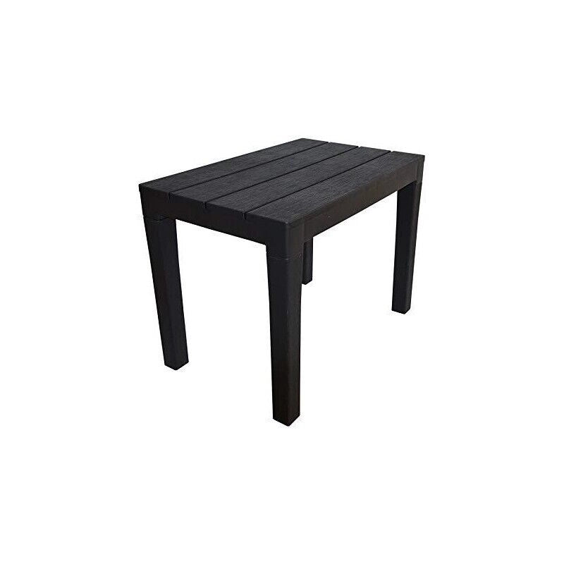 PANCHINA/TAVOLO DOPPIAFUNZIONE TIMOR IN POLIPROPILENE DA ESTERNO ANTRACITE 60 X 38 X 45 CM