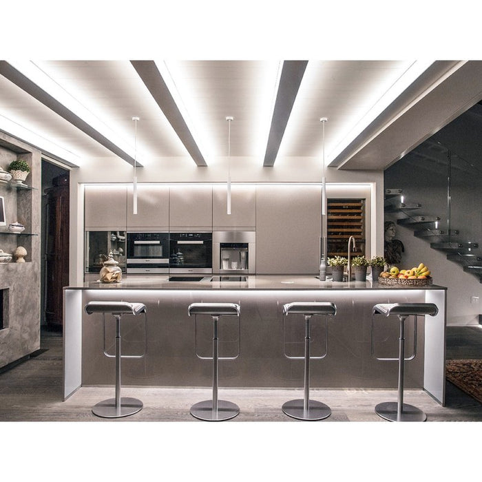 24V Bobina Striscia Led 17W/M Bianco Freddo Con 600 Smd 2835 5 Metri