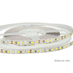 24V Bobina Striscia Led Da 10 Metri IP20 3000K 7,2W/M 1200 smd 2835 600 LM/M SKU-212622