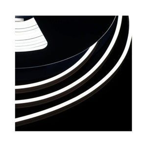 24V Bobina LED Neon Flex Bianco Neutro 4000K 10 Metri IP65 10W/M Tagliabile