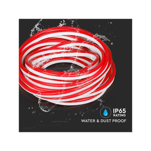 24V Bobina Led Neon Flex Colore Rosso Red 10 Metri IP65 8W/M SKU-2516